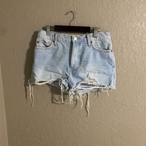 High wasted Jean shorts